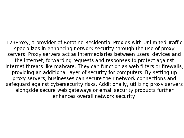 Securing Network Connections with Proxy Servers